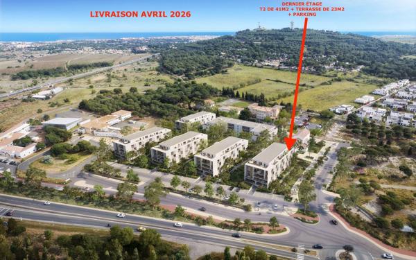 Appartement à vendre    2 pièces • 41,50 m2 Agde