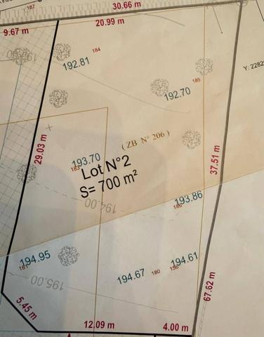 Terrain 700 m² à Gémil sans vis-à-vis, tout-à-l'égout et viabilisé