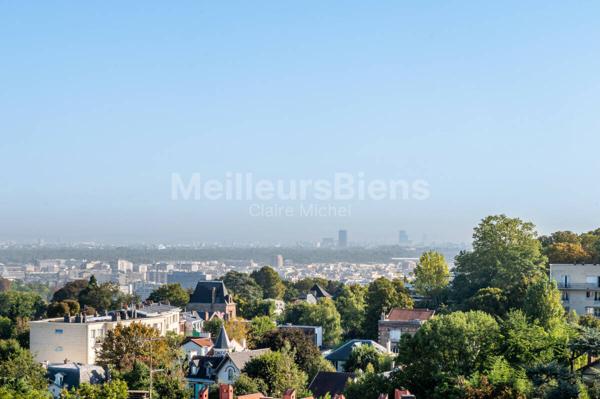 127 m2 dernier étage avec terrasse de 60m2 et splendide vue sur Paris