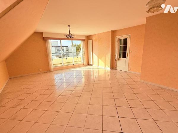 A VENDRE 56 VANNES LA MADELEINE, APPT T3, 83,50m² dernier étage Garage