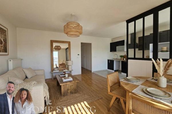 Appartement 3 pièces de 68 m², Noisy-le-Sec Centre avec terrasse, balcon et parking!