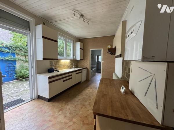 Maison vieux Valenciennes avec jardin et dépendance 3 chambres + grenier 