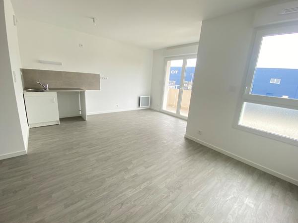 BREST SAINT PIERRE - 105 RUE ALFRED NAKACHE Appartement T2 de 55m² dans résidence neuve avec place de parking et balcon , Brest