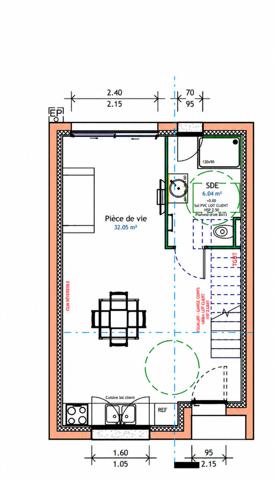 Vente
                Maison72,6 m² - 3 Pièces -
                    LA ROCHE SUR YON (85000)