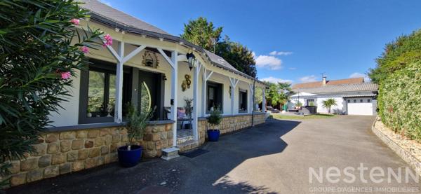 Fermette rénovée années 40 au Mans proche Parc Monod avec 4 chambres, jardin et dépendance