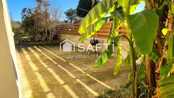 Maison de plain pied 169m² rénovée, jardin arboré, piscine