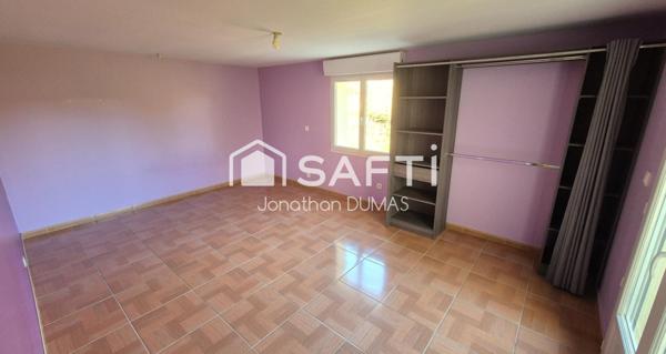 Maison de plain pied 169m² rénovée, jardin arboré, piscine