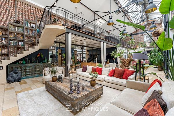 Maison loft d’exception avec terrasse plein ciel, quartier Bécon