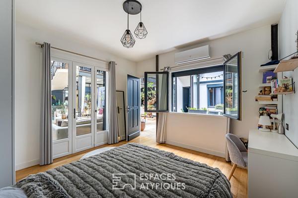 Maison loft d’exception avec terrasse plein ciel, quartier Bécon
