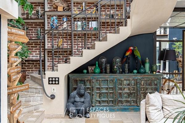 Maison loft d’exception avec terrasse plein ciel, quartier Bécon
