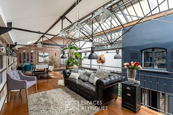 Maison loft d’exception avec terrasse plein ciel, quartier Bécon