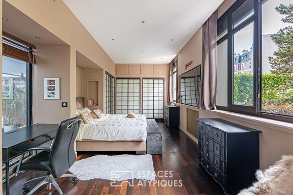 Maison loft d’exception avec terrasse plein ciel, quartier Bécon