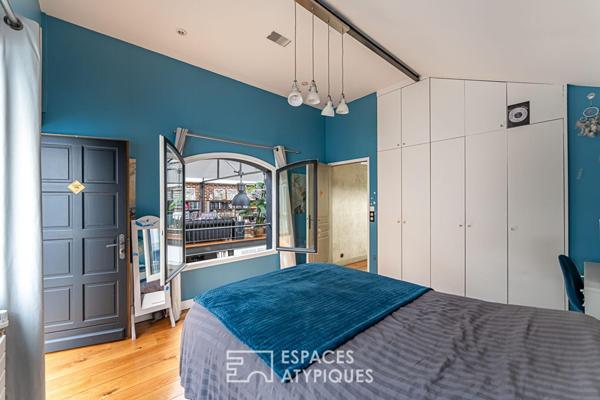 Maison loft d’exception avec terrasse plein ciel, quartier Bécon