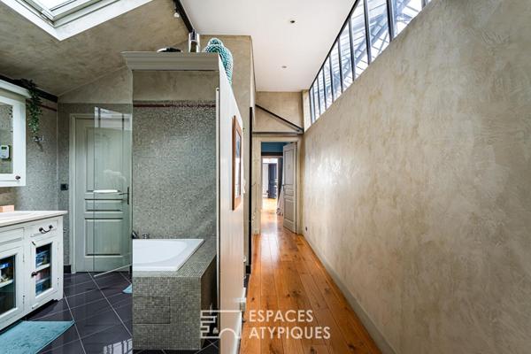 Maison loft d’exception avec terrasse plein ciel, quartier Bécon