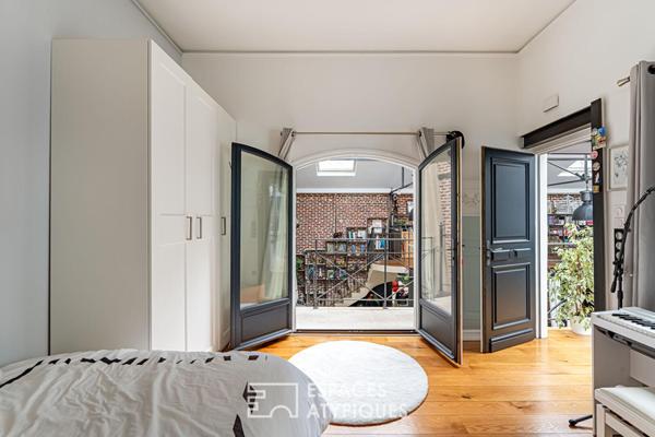 Maison loft d’exception avec terrasse plein ciel, quartier Bécon
