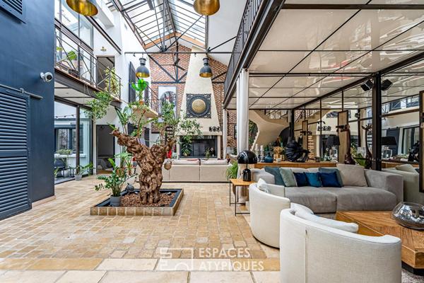 Maison loft d’exception avec terrasse plein ciel, quartier Bécon