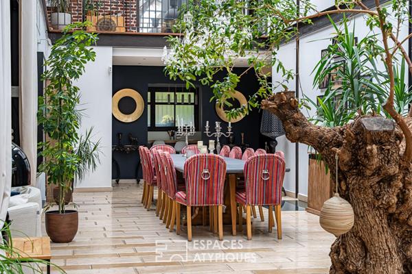 Maison loft d’exception avec terrasse plein ciel, quartier Bécon