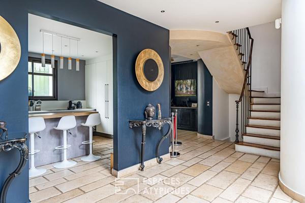 Maison loft d’exception avec terrasse plein ciel, quartier Bécon