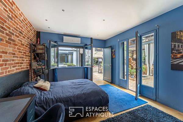 Maison loft d’exception avec terrasse plein ciel, quartier Bécon