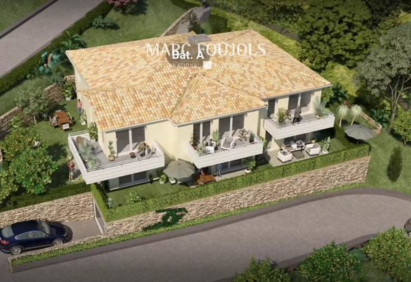 L’appartement neuf 3 pièces vue mer avec balcon et parking sur la hauteur de Menton