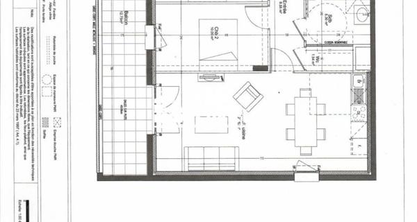 Location Appartement 3 pièces 64.76 m² - Chartres-de-bretagne 35131