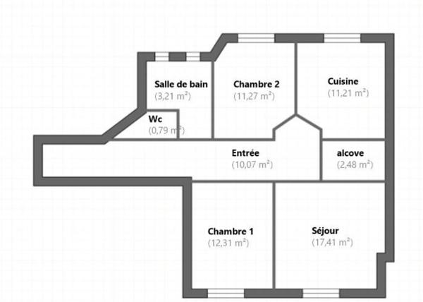 Appartement 3 pièces à vendre à Saint-Étienne