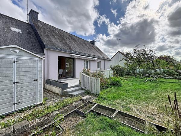 Maison 3 chambres, plain-pied, jardin, garage, terrasse - 80m² - Hennebont