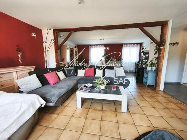 Maison de plain-pied – 4 chambres – 120 m² – Lencloître