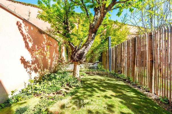 Appartement d’architecte avec jardin