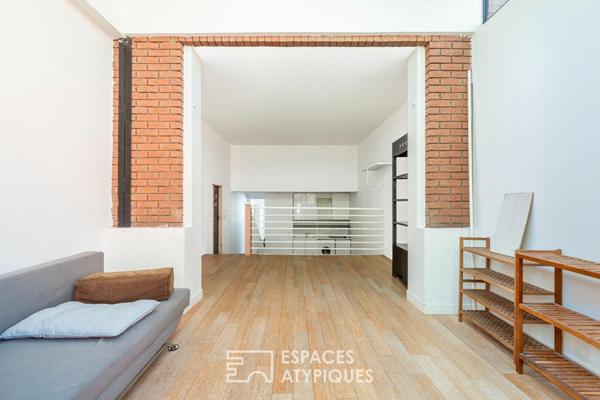 Appartement d’architecte avec jardin