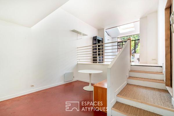 Appartement d’architecte avec jardin