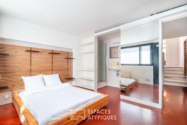 Appartement d’architecte avec jardin