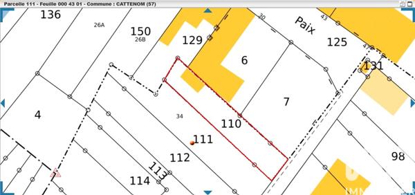 Terrain à vendre 244 m² Cattenom