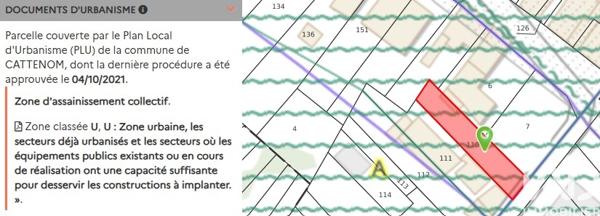 Terrain à vendre 244 m² Cattenom