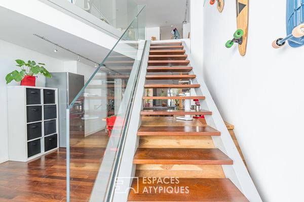 Appartement rénové par architecte avec patio