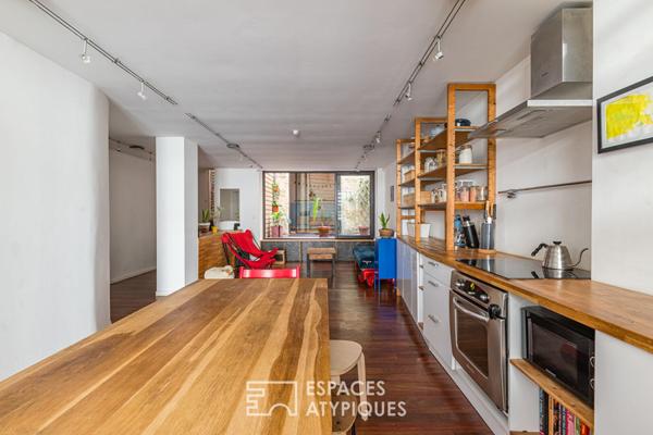 Appartement rénové par architecte avec patio