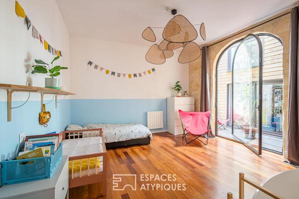 Appartement rénové par architecte avec patio