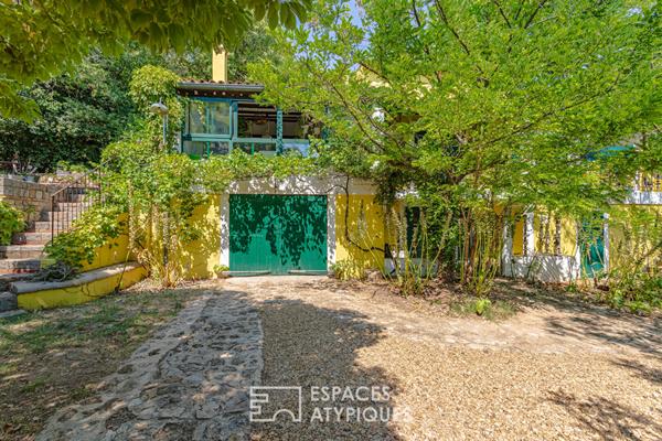 Propriété de deux maisons avec atelier et jardin d’artiste