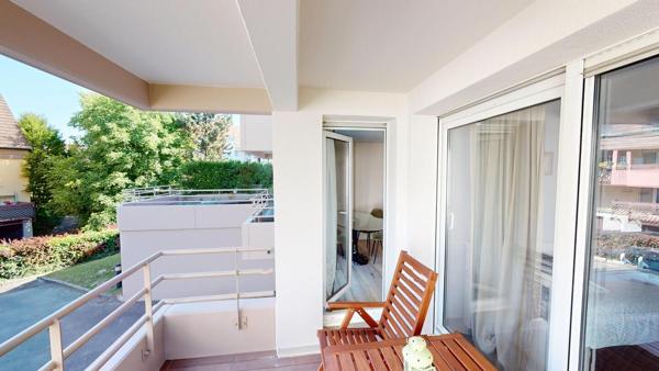 Appartement 3 pièces de 64 m² avec terrasse à Eckbolsheim et garage