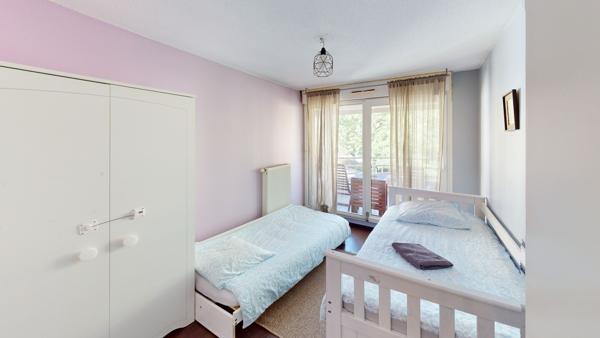 Appartement 3 pièces de 64 m² avec terrasse à Eckbolsheim et garage