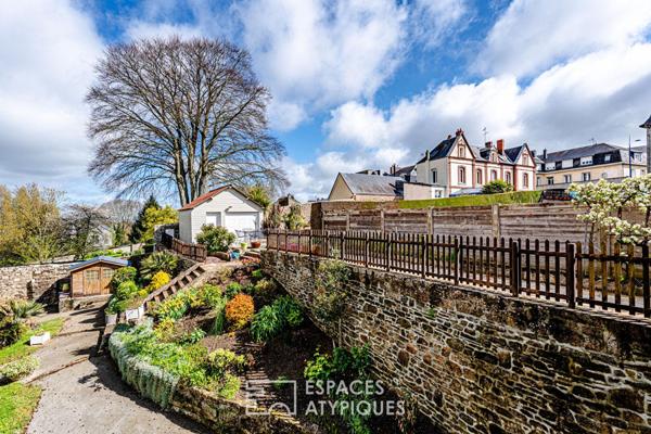 Maison de ville rénovée avec piscine