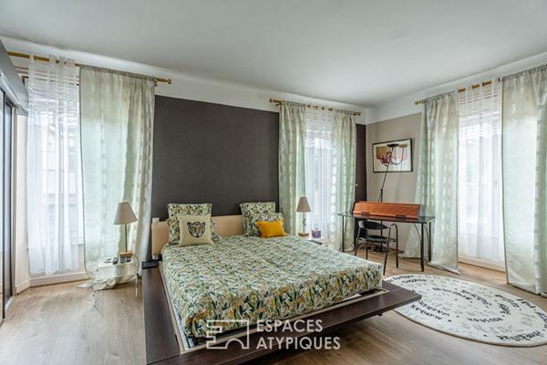 Maison de ville rénovée avec piscine