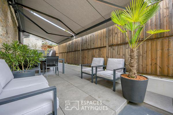 Ancienne grange entièrement rénovée avec vue