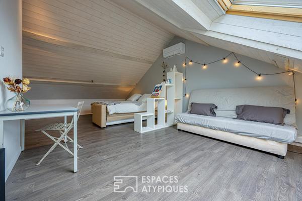 Ancienne grange entièrement rénovée avec vue