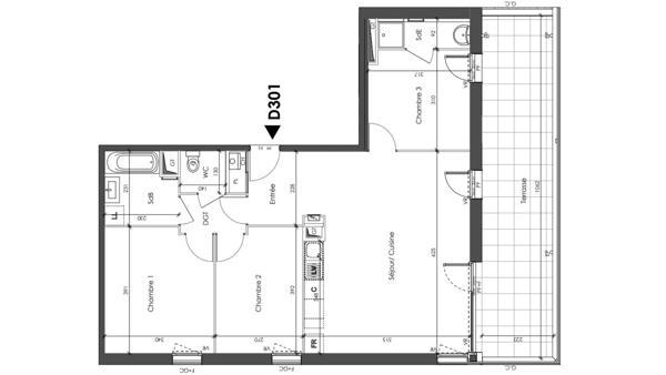Appartement à vendre 4 pièces 81 m² Corbas