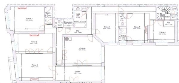 Appartement 6 pièces de 197 m² à Paris (75014)