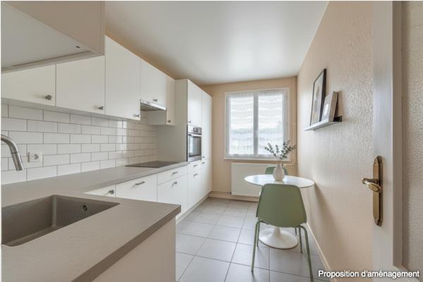 3 pièces 70 m² calme avec cave et parking