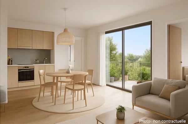 APPARTEMENT 2 PIÈCES AVEC GRANDE TERRASSE- À VENDRE BUSSY SAINT GEORGES (77) - EXPOSITION SUD-OUEST -Idéal investisseur ou premier achat – Prix très attractif