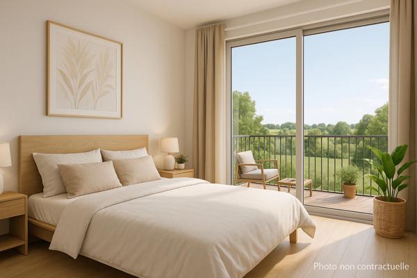 APPARTEMENT 2 PIÈCES AVEC GRANDE TERRASSE- À VENDRE BUSSY SAINT GEORGES (77) - EXPOSITION SUD-OUEST -Idéal investisseur ou premier achat – Prix très attractif