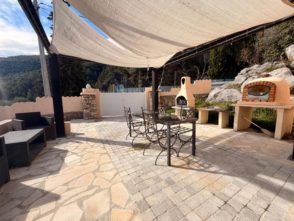 Bendejun (06390) Maison 6 pièces au calme absolue vue montagne